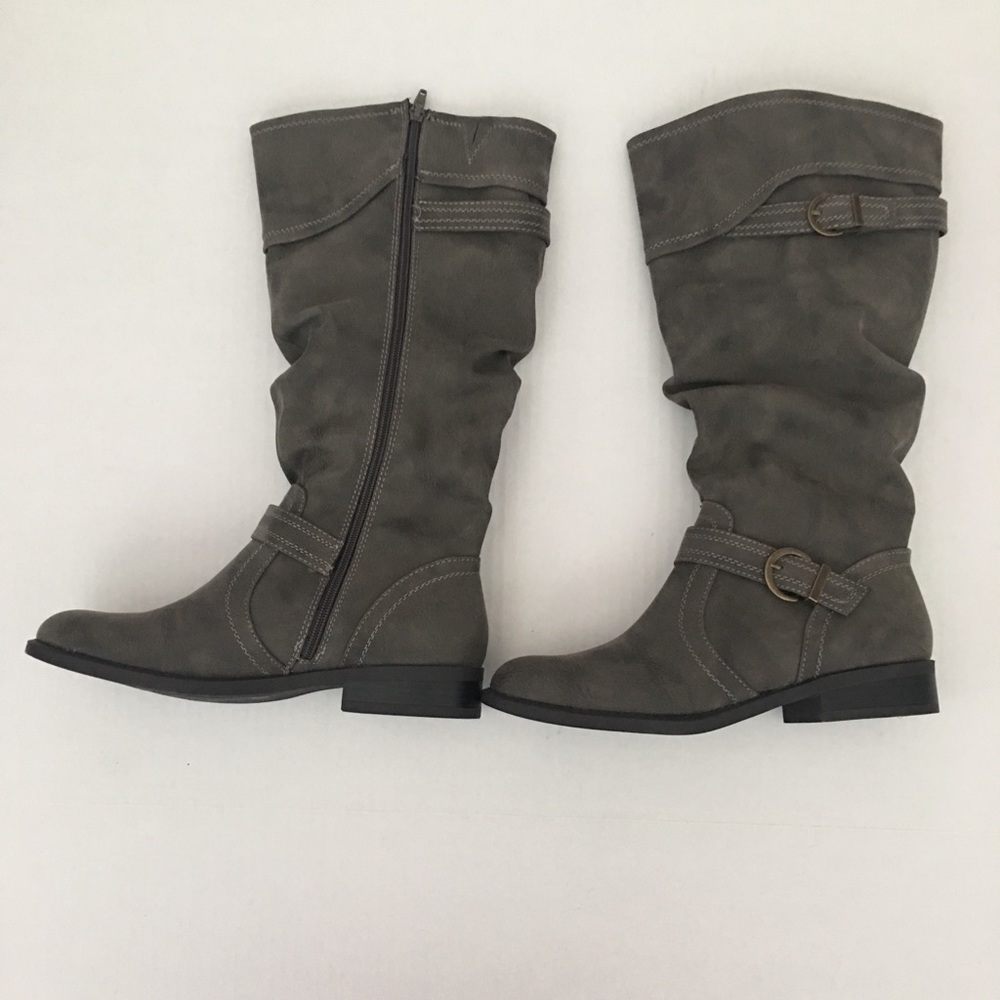 New Gray Boots